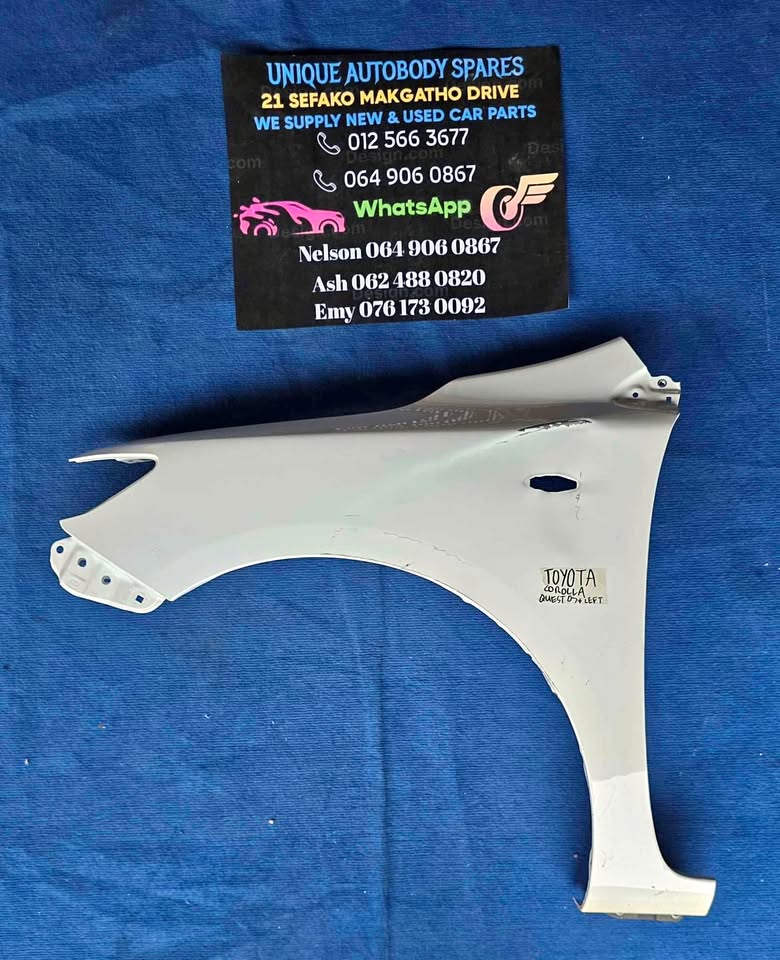 Toyota Corolla Quest 2007 + Left Fender Toyota Corolla Quest 2007 + Left Fender