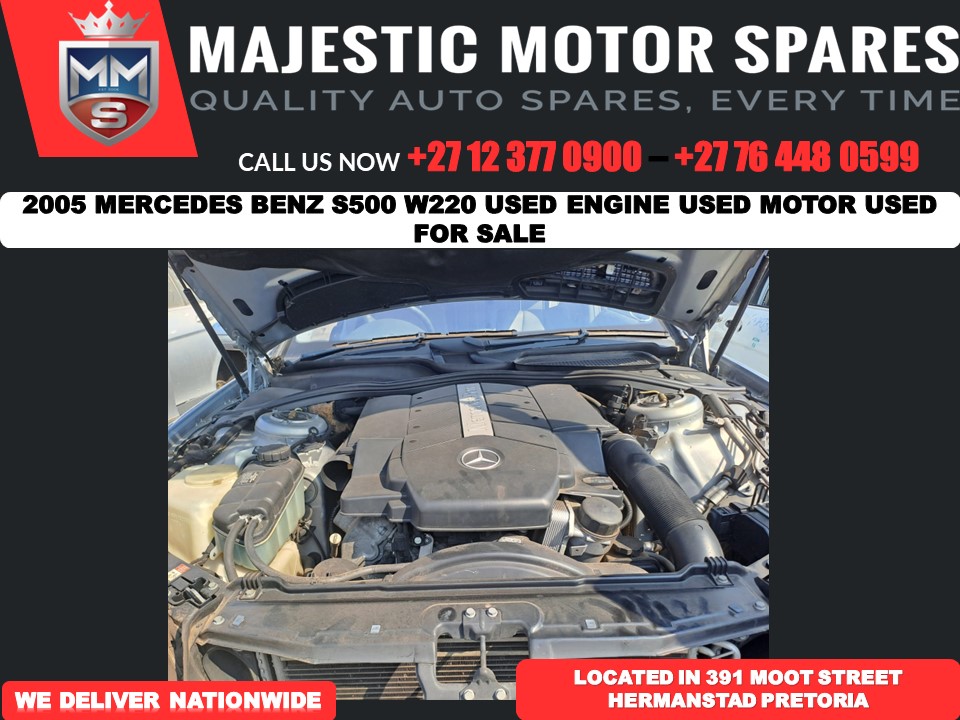 2005 Mercedes benz W220 S500 engine for sale used - Private Seller 2005 Mercedes benz W220 S500 engine for sale used - Private Seller