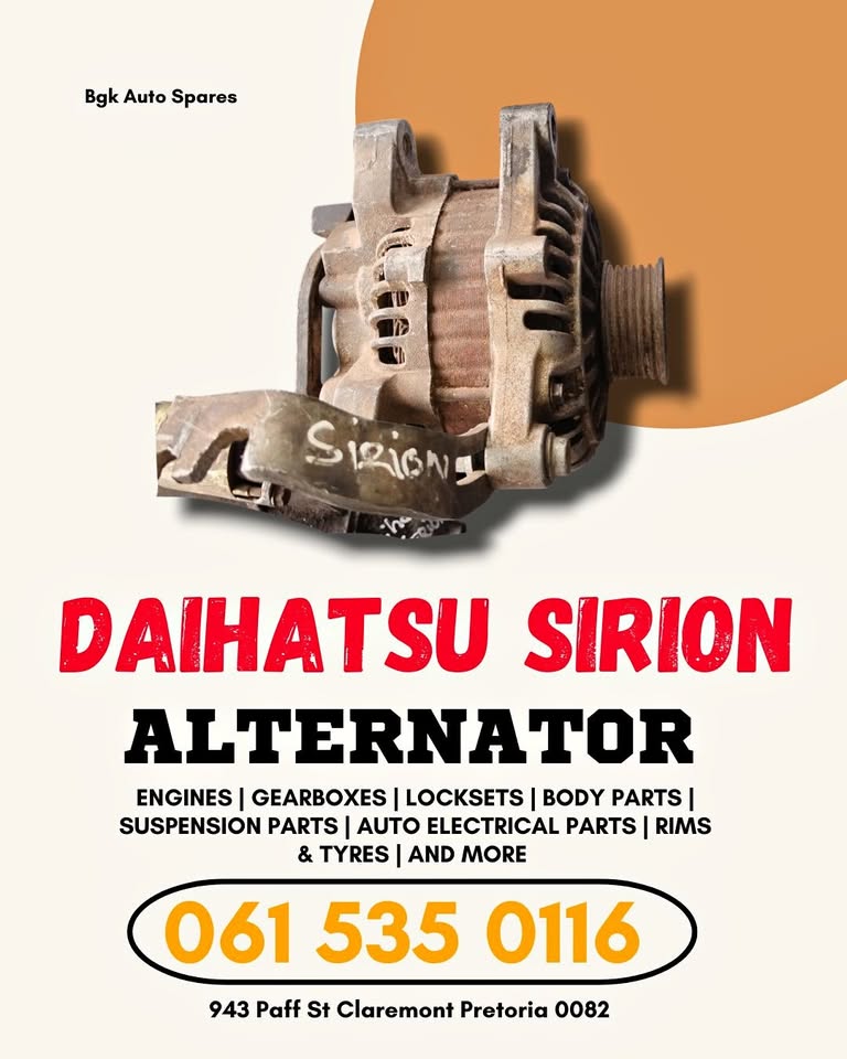 Daihatsu sirion alternator - Private Seller