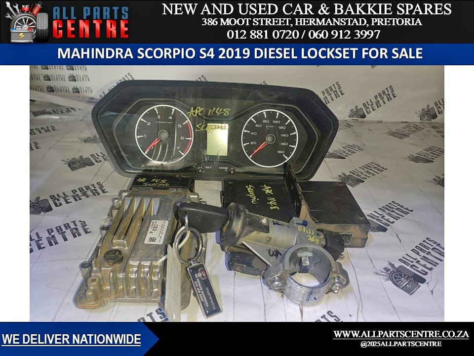 Mahindra Scorpio S4 2019 Diesel – Complete ECU and Lockset for Sale - Private Seller Mahindra Scorpio S4 2019 Diesel – Complete ECU and Lockset for Sale - Private Seller
