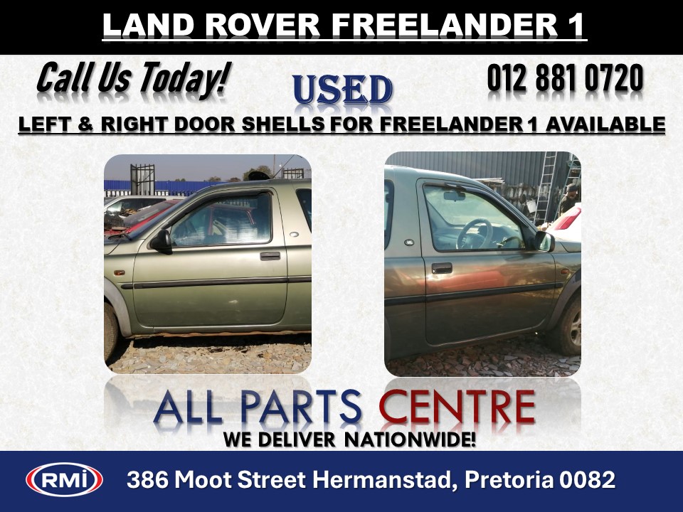 Green Land Rover Freelander 1 Used Door Shells for Sale Green Land Rover Freelander 1 Used Door Shells for Sale
