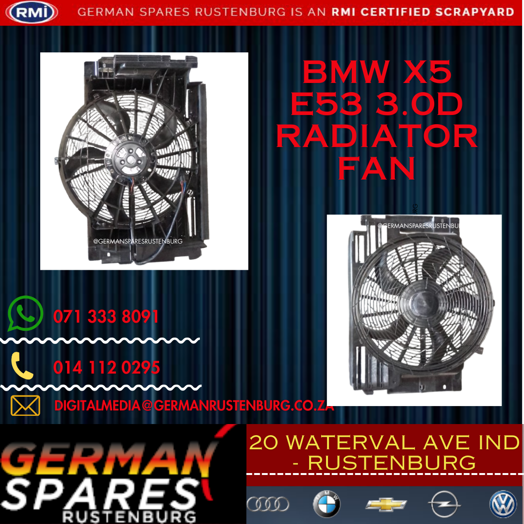 Radiator Fan Bmw X5 E53 3.0D - Private Seller Radiator Fan Bmw X5 E53 3.0D - Private Seller