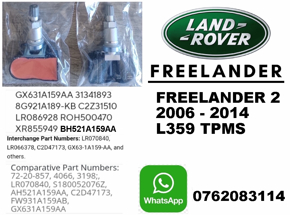 Land Rover Freelander 2 tyre pressure monitor sensors - Private Seller Land Rover Freelander 2 tyre pressure monitor sensors - Private Seller