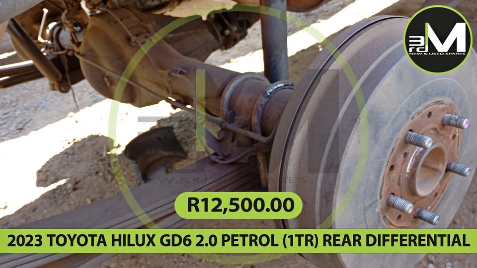 2023 TOYOTA HILUX GD6 2.0 PETROL (1TR) REAR DIFFERENTIAL  MV0769