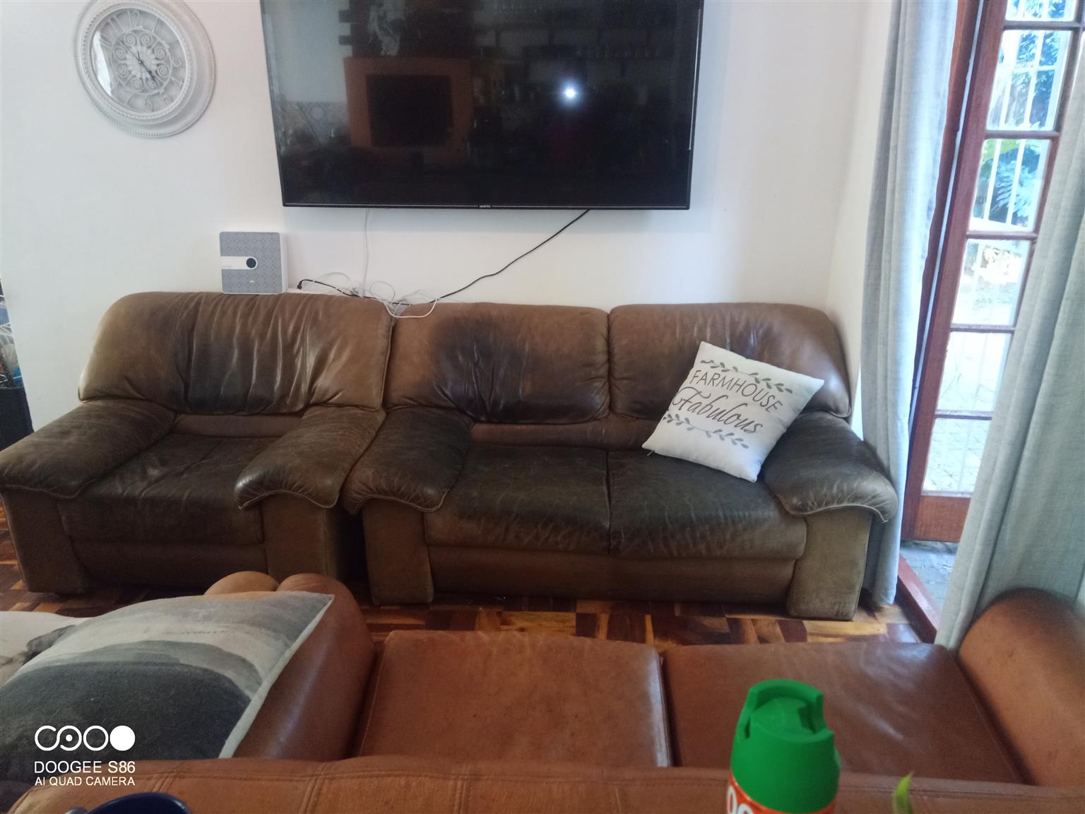 4 Piece Leather Living room set f