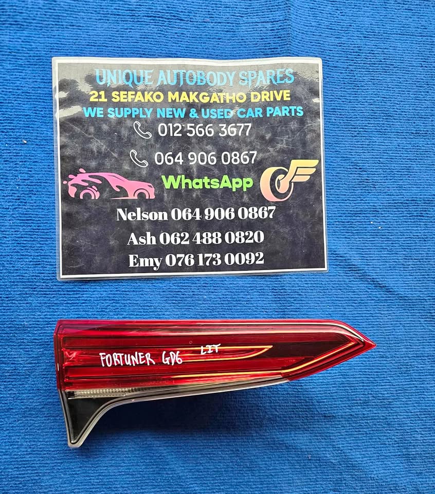 Toyota Fortuner GD6 Left Inner Tail Light - Private Seller Toyota Fortuner GD6 Left Inner Tail Light - Private Seller