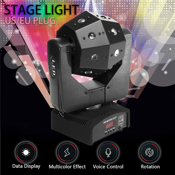Professional LED Disco Stage MultiColour Moving Head Light DMX512 DJ Party Light