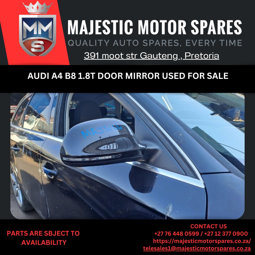 Audi A4 B8 1.8T Door mirror used for sale - Private Seller Audi A4 B8 1.8T Door mirror used for sale - Private Seller