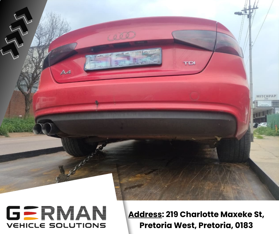 2014 b8 2.0 tdi rear bumper red – second hand - Private Seller