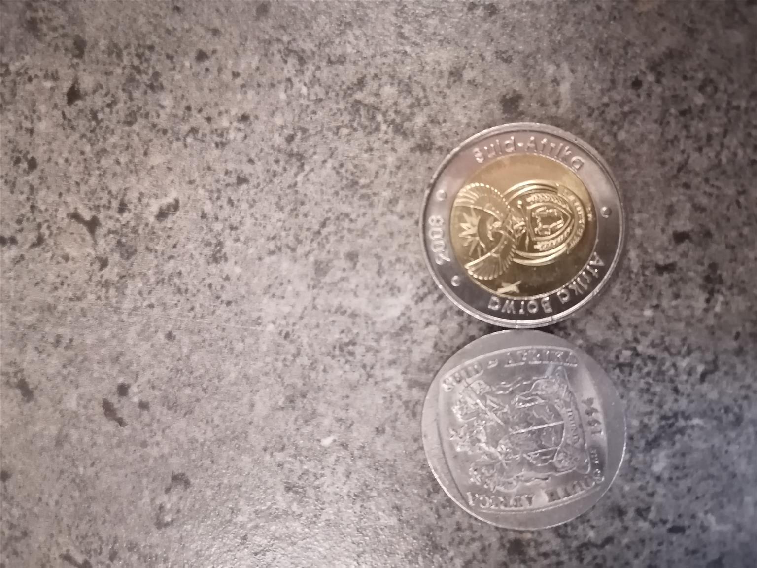 I have Mandela 2008 5 Rand coins and I want to sell it