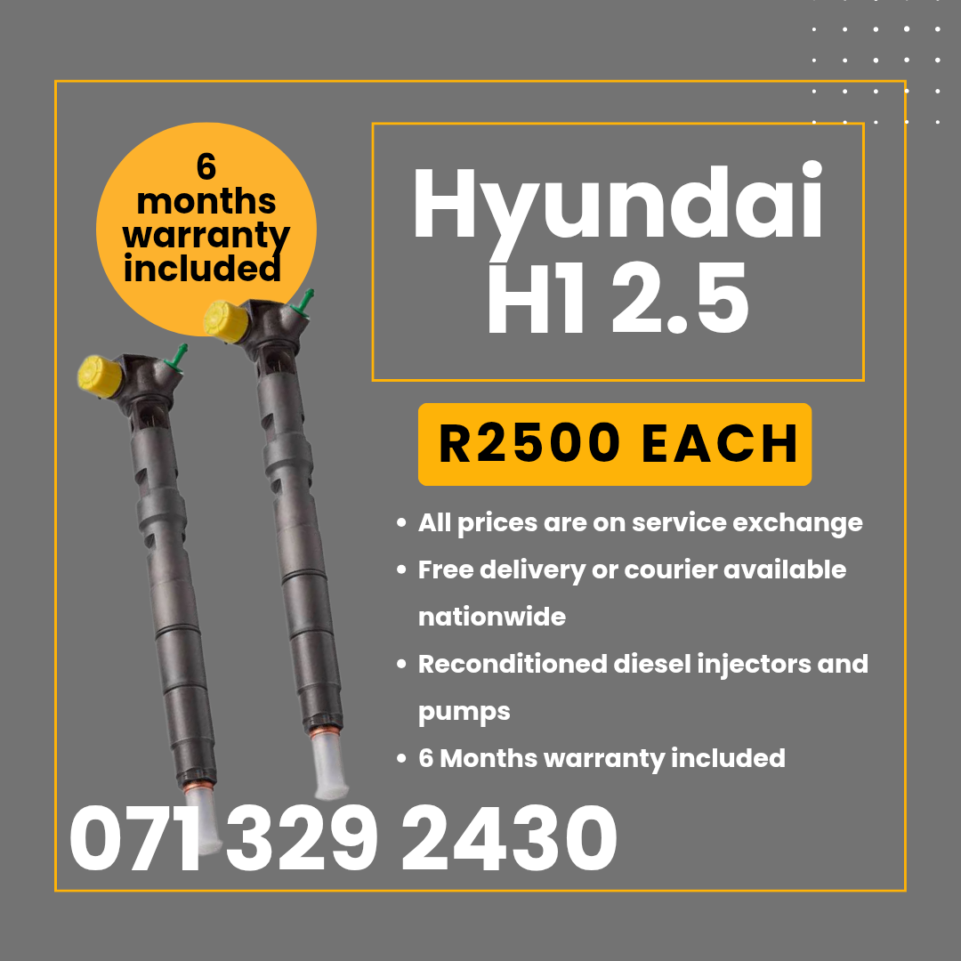 HYUNDAI H1 INJECTORS FOR SALE WITH WARRANTY - Private Seller HYUNDAI H1 INJECTORS FOR SALE WITH WARRANTY - Private Seller