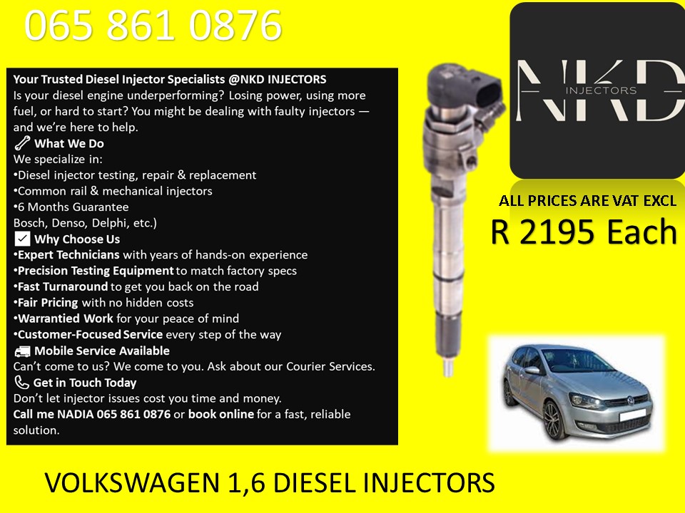 VOLKSWAGEN 1.6 SIEMENS INJECTORS FOR SALE - Private Seller VOLKSWAGEN 1.6 SIEMENS INJECTORS FOR SALE - Private Seller