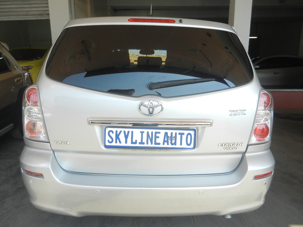 2009 Toyota Corolla Verso 160 SX