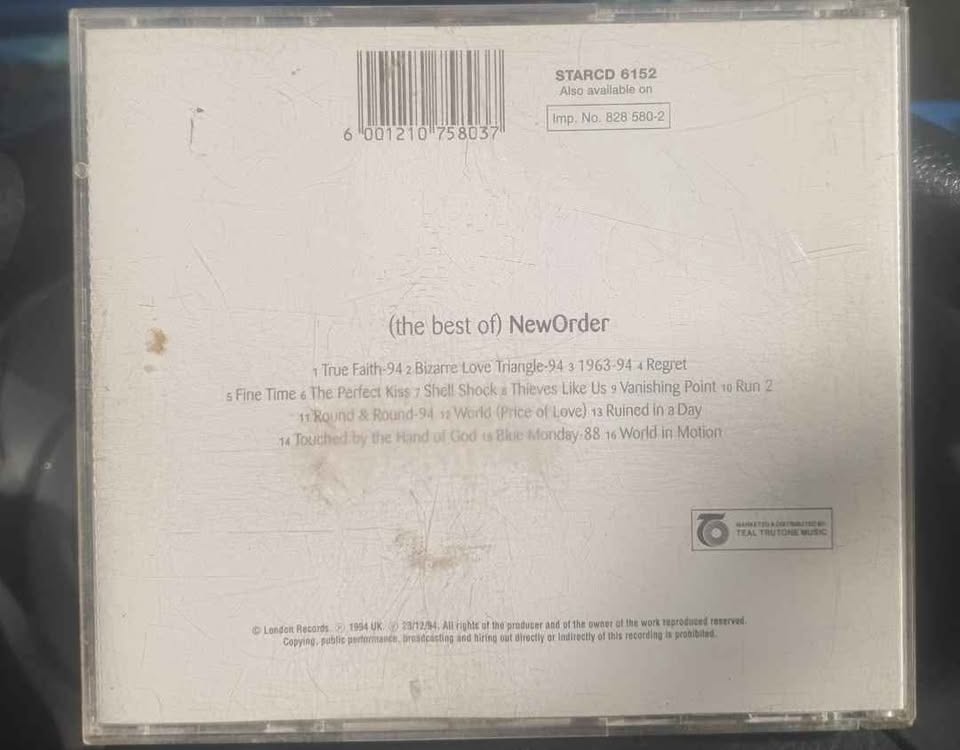 The Best Of New Order Cd