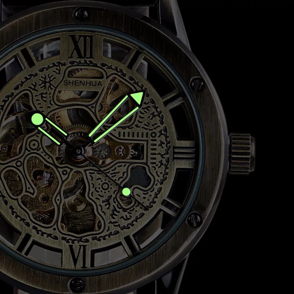 Men's Steampunk Skeleton Automatic Watch