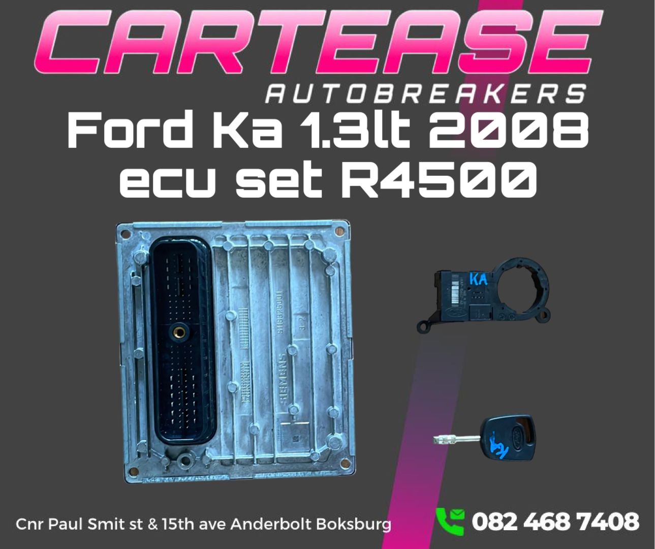 FORD KA 1.3LT 2008 ECU SET - Private Seller