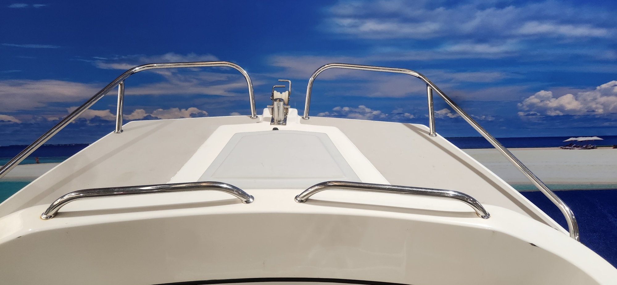 TOMCAT 19 FT CC 2008 MODEL ON TRAILER 2 115 HP YAMAHA 4 STROKES