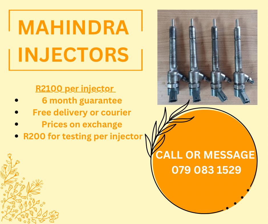 MAHINDRA INJECTORS FOR SALE WITH WARRANTY INCLUDED - Private Seller