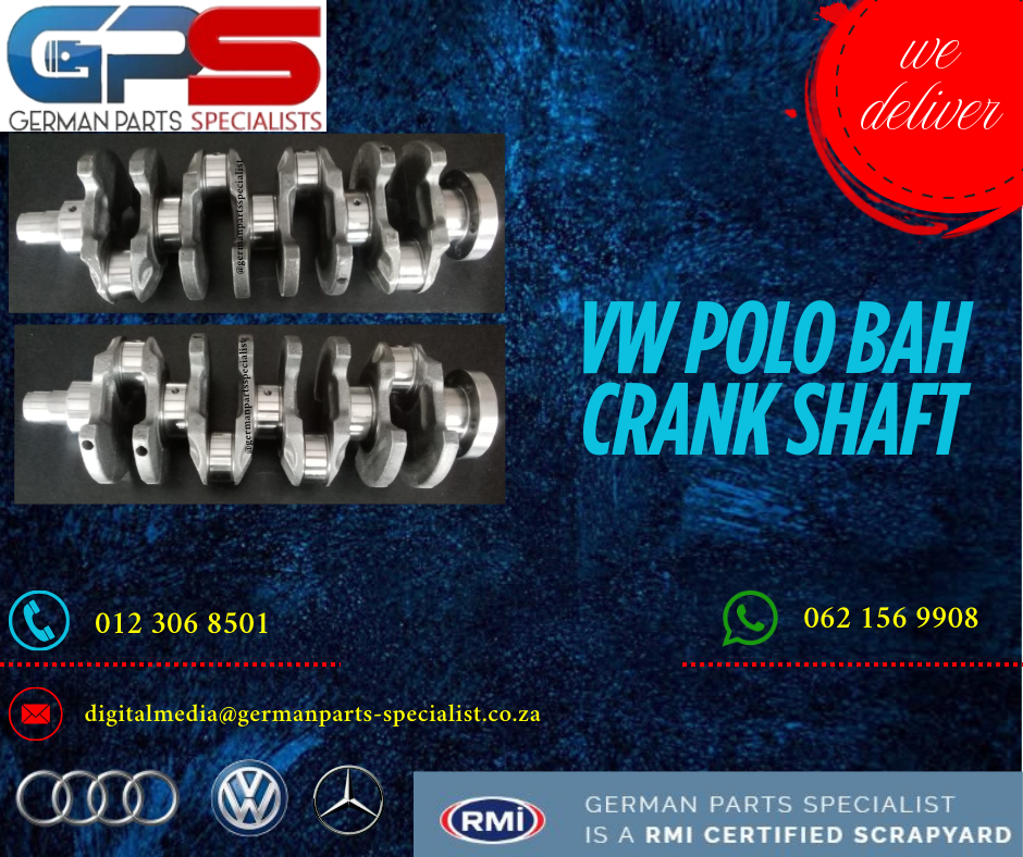 Vw Polo BAH Crank Shaft For Sale. - Private Seller Vw Polo BAH Crank Shaft For Sale. - Private Seller