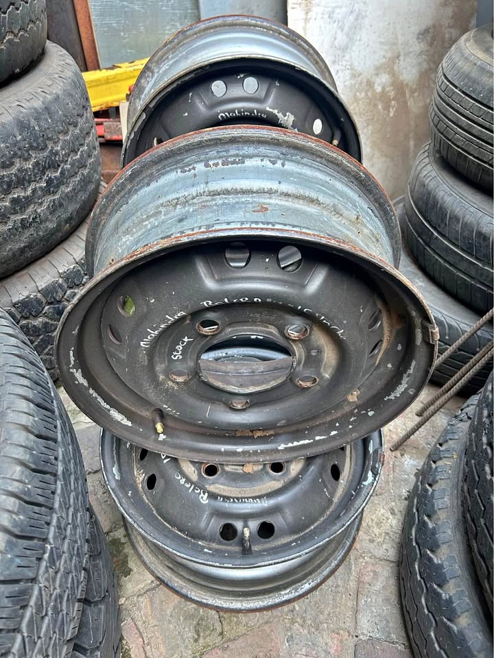 Mahindra Bolero 15” Rims For Sale @Circle 7 Used Parts Call or WhatsApp - Private Seller