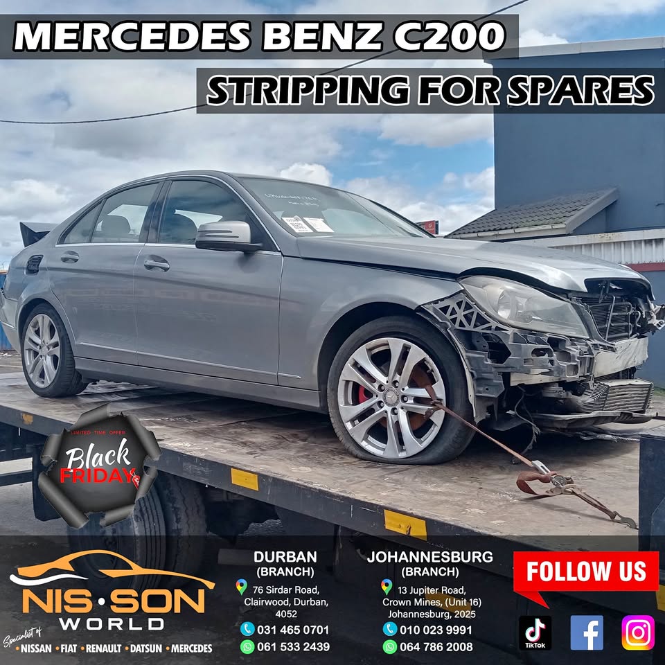Mercedes Benz C200 Stripping for Spares