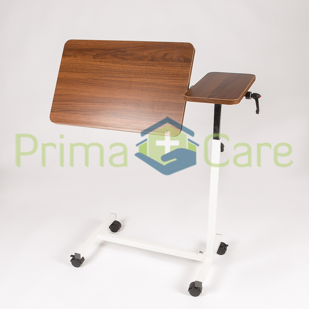 Luxury Overbed Table. Adjustable. ON SALE. Suitable For Hospital Beds and Home Care 