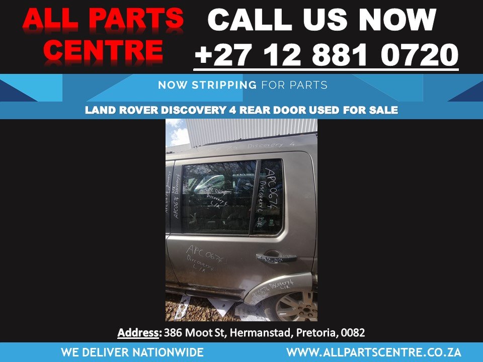 Land Rover Discovery 4 left rear used door for sale - Private Seller Land Rover Discovery 4 left rear used door for sale - Private Seller