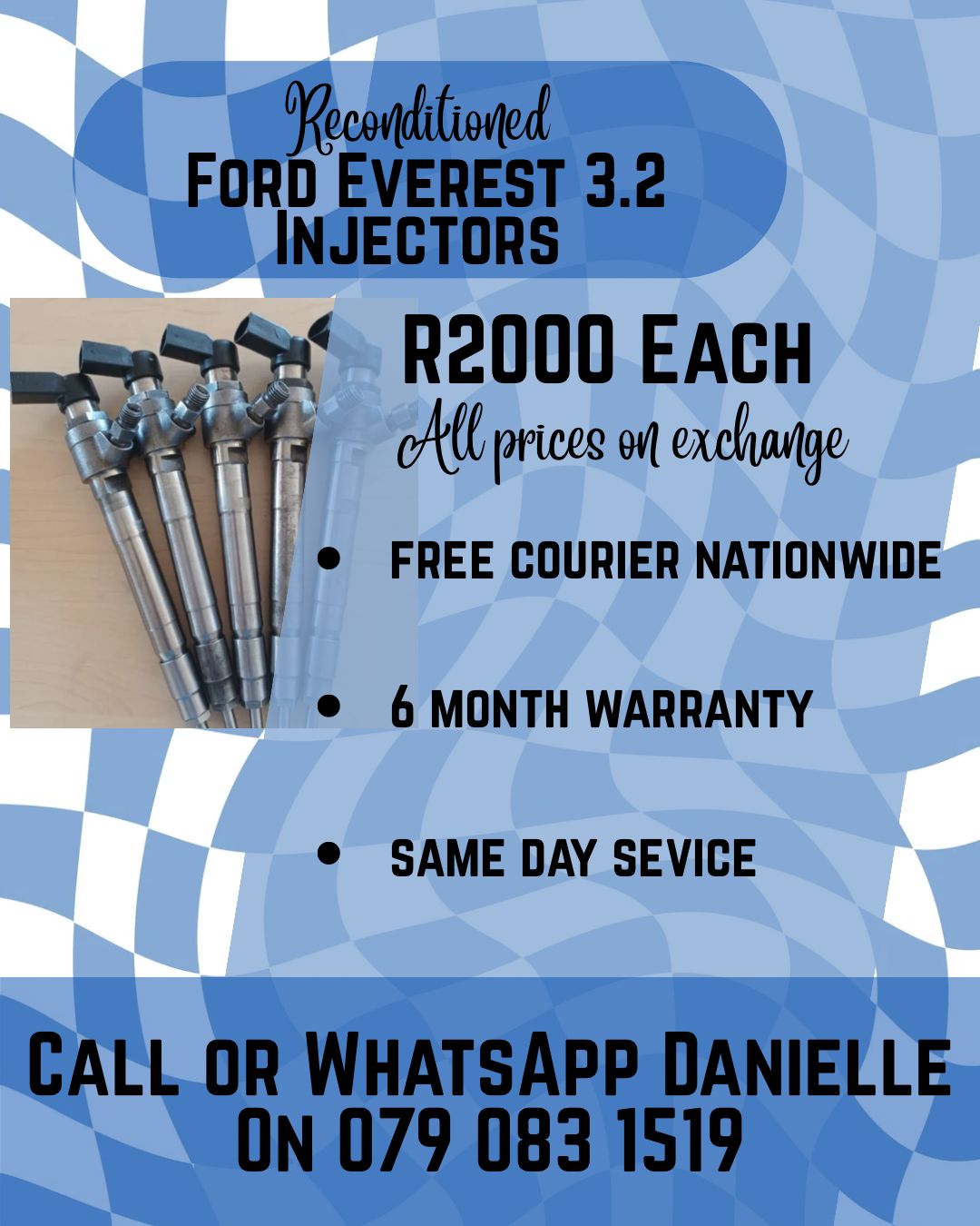 FORD EVEREST 3.2 INJECTORS FOR SALE WITH WARRANTY INCLUDED - Private Seller FORD EVEREST 3.2 INJECTORS FOR SALE WITH WARRANTY INCLUDED - Private Seller