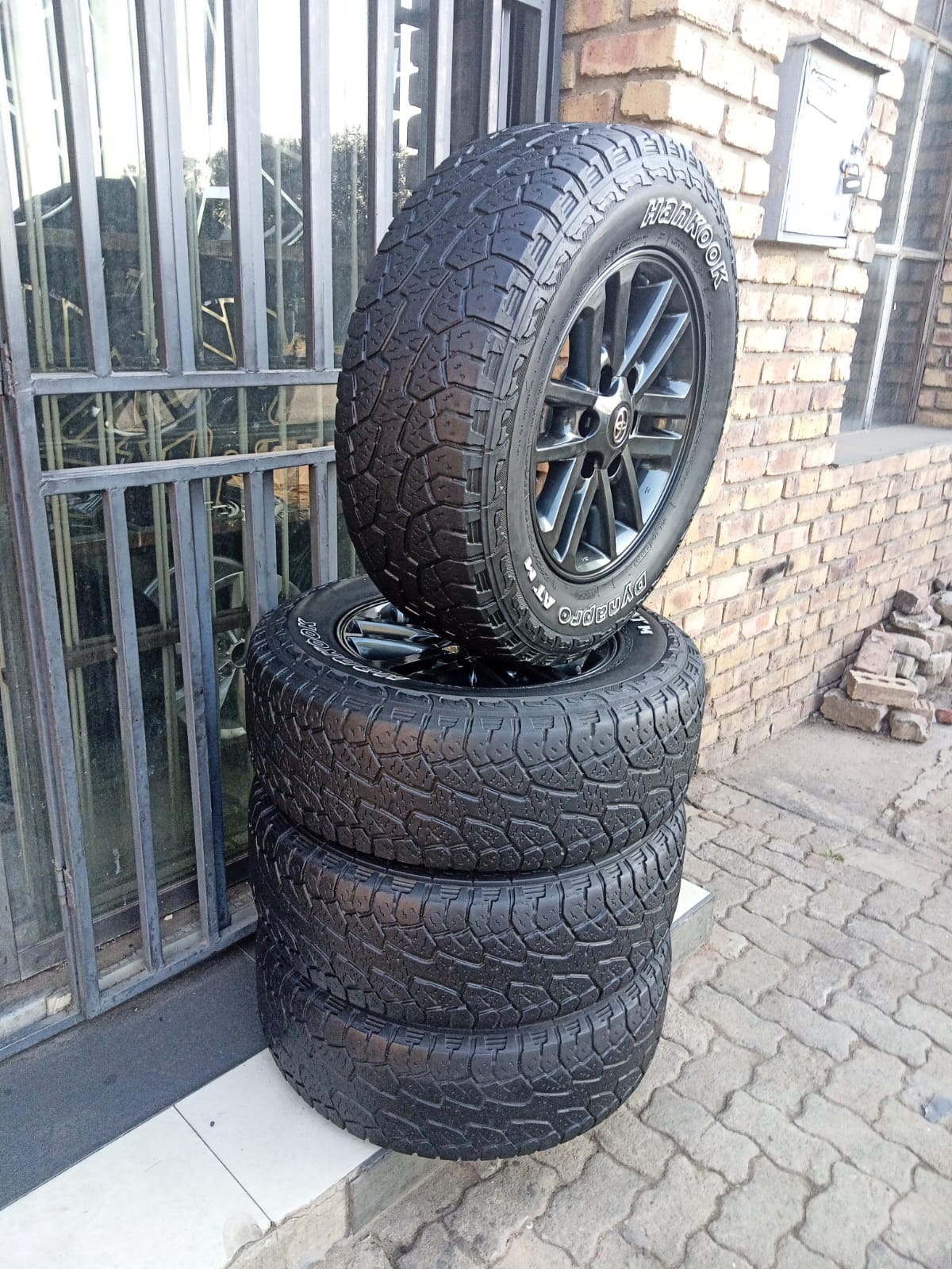 A set of17inch Toyota Hilux mags and tyres - Private Seller A set of17inch Toyota Hilux mags and tyres - Private Seller
