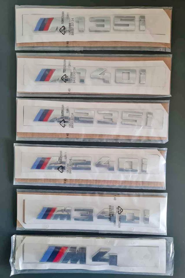 BMW model number badges emblems labels - Private Seller