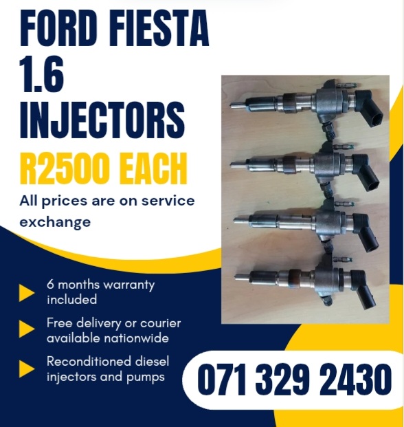 FORD FIESTA 1.6 INJECTORS FOR SALE WITH WARRANTY - Private Seller FORD FIESTA 1.6 INJECTORS FOR SALE WITH WARRANTY - Private Seller