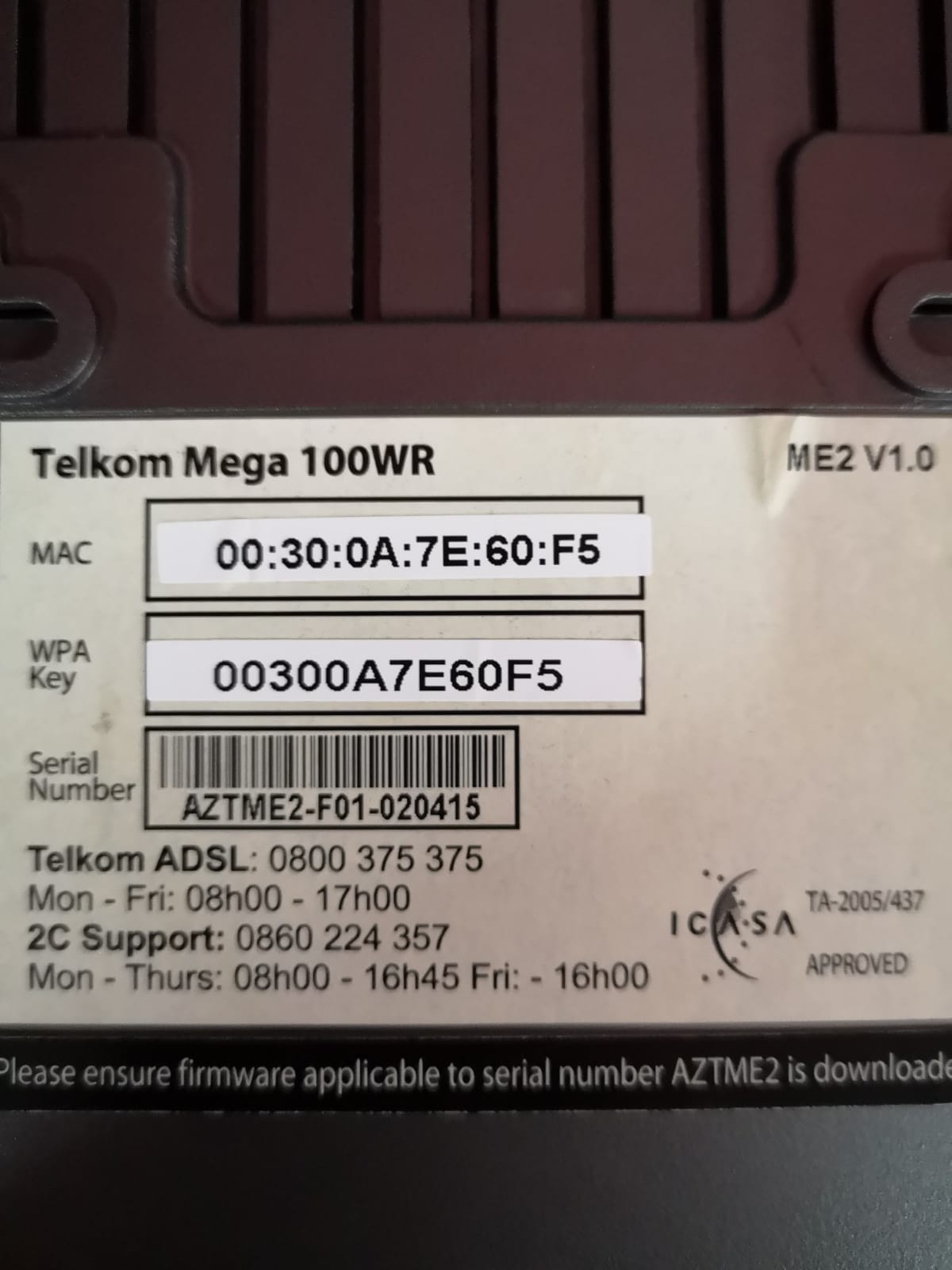 Telkom Mega 100W Router