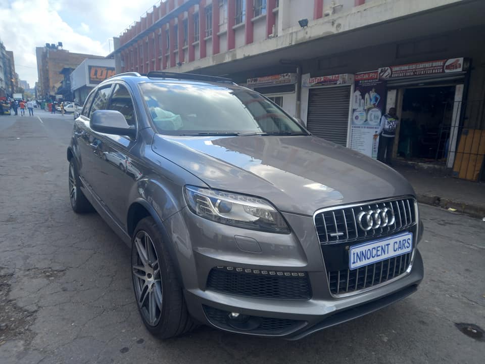 2013 AUDI Q7 3.0TDI DIESEL, QUATRO AUTOMATIC TRANSMISSION, GREY COLOUR