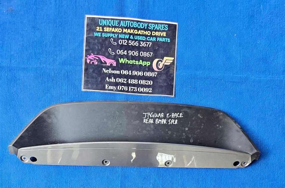 Jaguar E Pace Rear Back Bumper Spoiler - Private Seller Jaguar E Pace Rear Back Bumper Spoiler - Private Seller