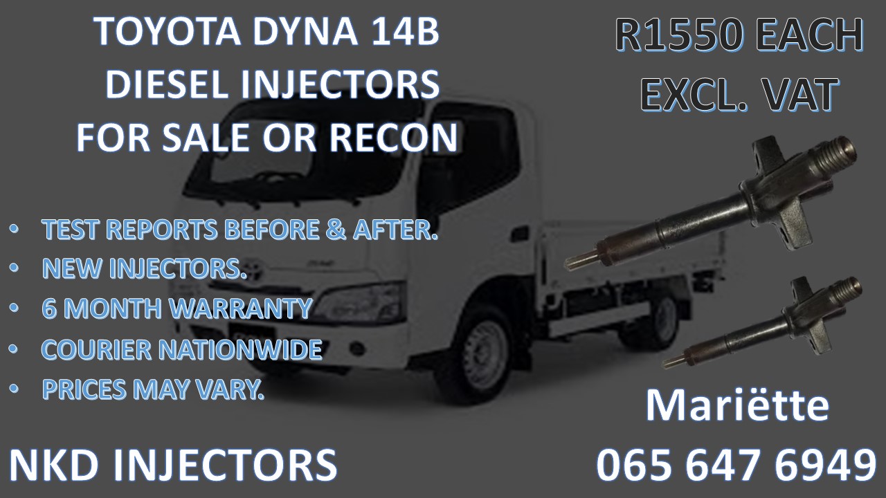 148 DYNA TOYOTA INJECTORS - Private Seller 148 DYNA TOYOTA INJECTORS - Private Seller