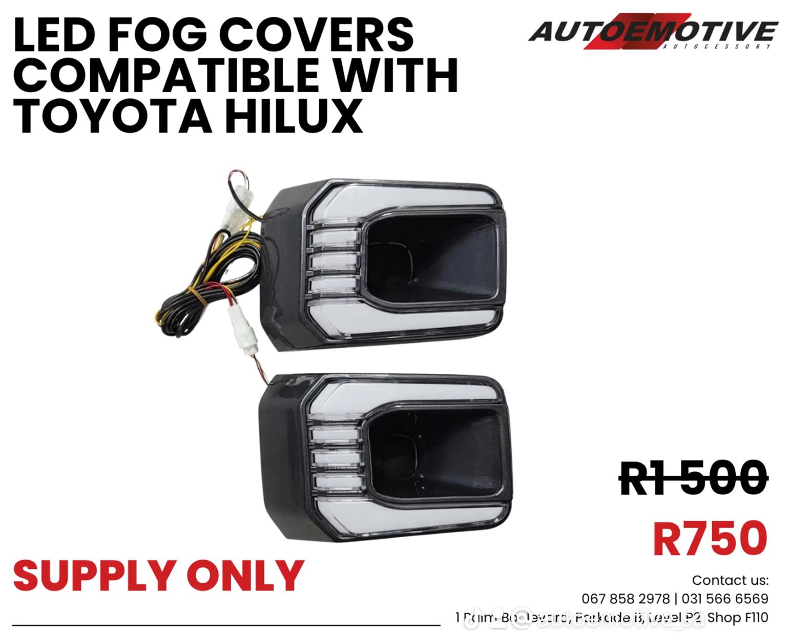 LED Fog Cover compatible with Toyota Hilux - Private Seller LED Fog Cover compatible with Toyota Hilux - Private Seller