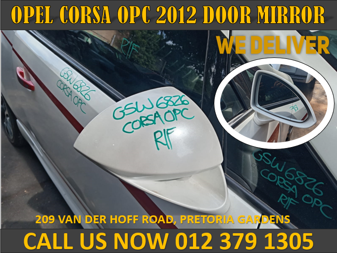 OPEL CORSA OPC 2012 USED DOOR MIRROR FOR SALE - Private Seller OPEL CORSA OPC 2012 USED DOOR MIRROR FOR SALE - Private Seller