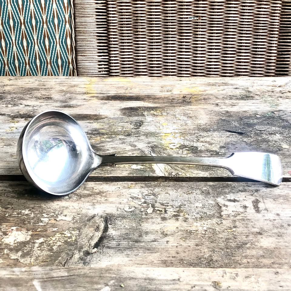 A Large Silver Plated Ladle. D&A Daniel & Arter ELECTRO NEVADA.