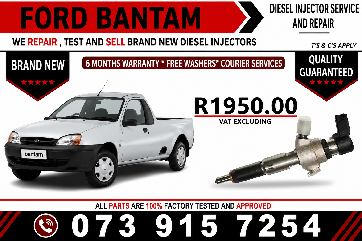 _Ford_Bantam_1.4L_Diesel_Fuel_Injectors - Private Seller _Ford_Bantam_1.4L_Diesel_Fuel_Injectors - Private Seller