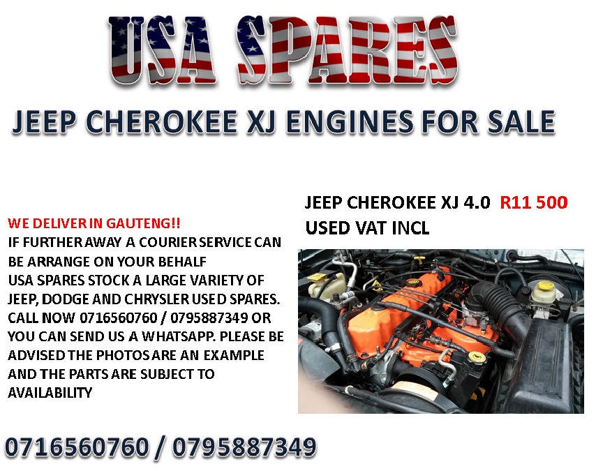 Jeep 4.0 Engine For Sale >> Jeep Cherokee Xj 4 0 Engines For Sale Junk Mail Jeep 4.0 Engine For Sale >> Jeep Cherokee Xj 4 0 Engines For Sale Junk Mail