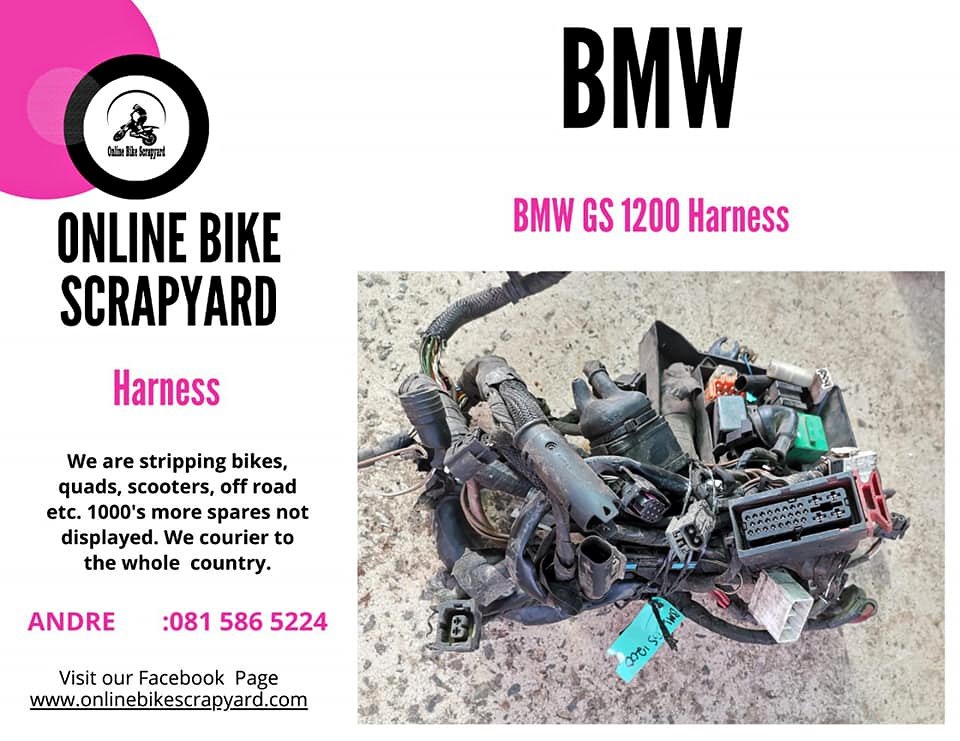BMW R 1200 GS Harness. Meyerton bike Scrapyard new and secondhand spares and accessories and worksho - Private Seller BMW R 1200 GS Harness. Meyerton bike Scrapyard new and secondhand spares and accessories and worksho - Private Seller