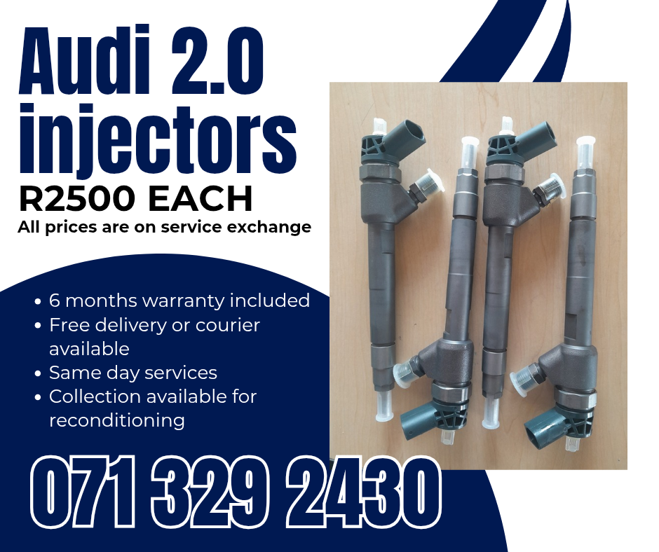 AUDI 2.0 INJECTORS WITH WARRANTY INCLUDED - Private Seller