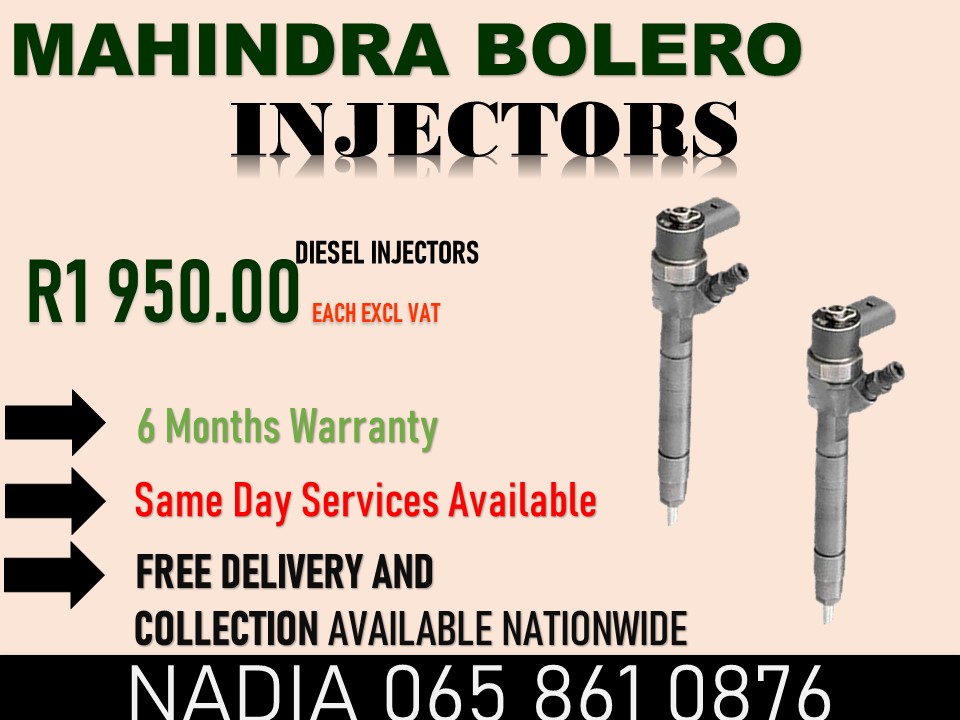MAHINDRA BOLERO DIESEL INJECTORS FOR SALE OR TO RECON - Private Seller MAHINDRA BOLERO DIESEL INJECTORS FOR SALE OR TO RECON - Private Seller