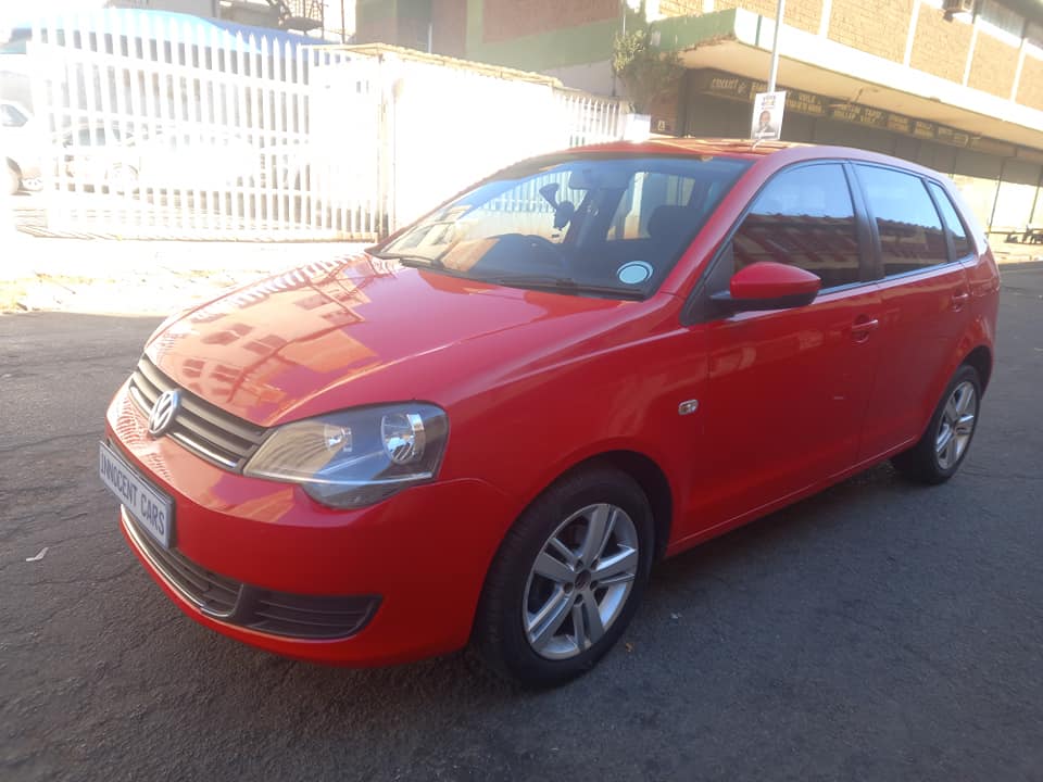 2014 VW POLO VIVO 1.6 PETROL,  MANAUL TRANSMISSION, RED COLOUR