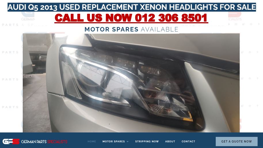 AUDI Q5 2013 USED REPLACEMENT HEADLIGHTS FOR SALE - Private Seller AUDI Q5 2013 USED REPLACEMENT HEADLIGHTS FOR SALE - Private Seller