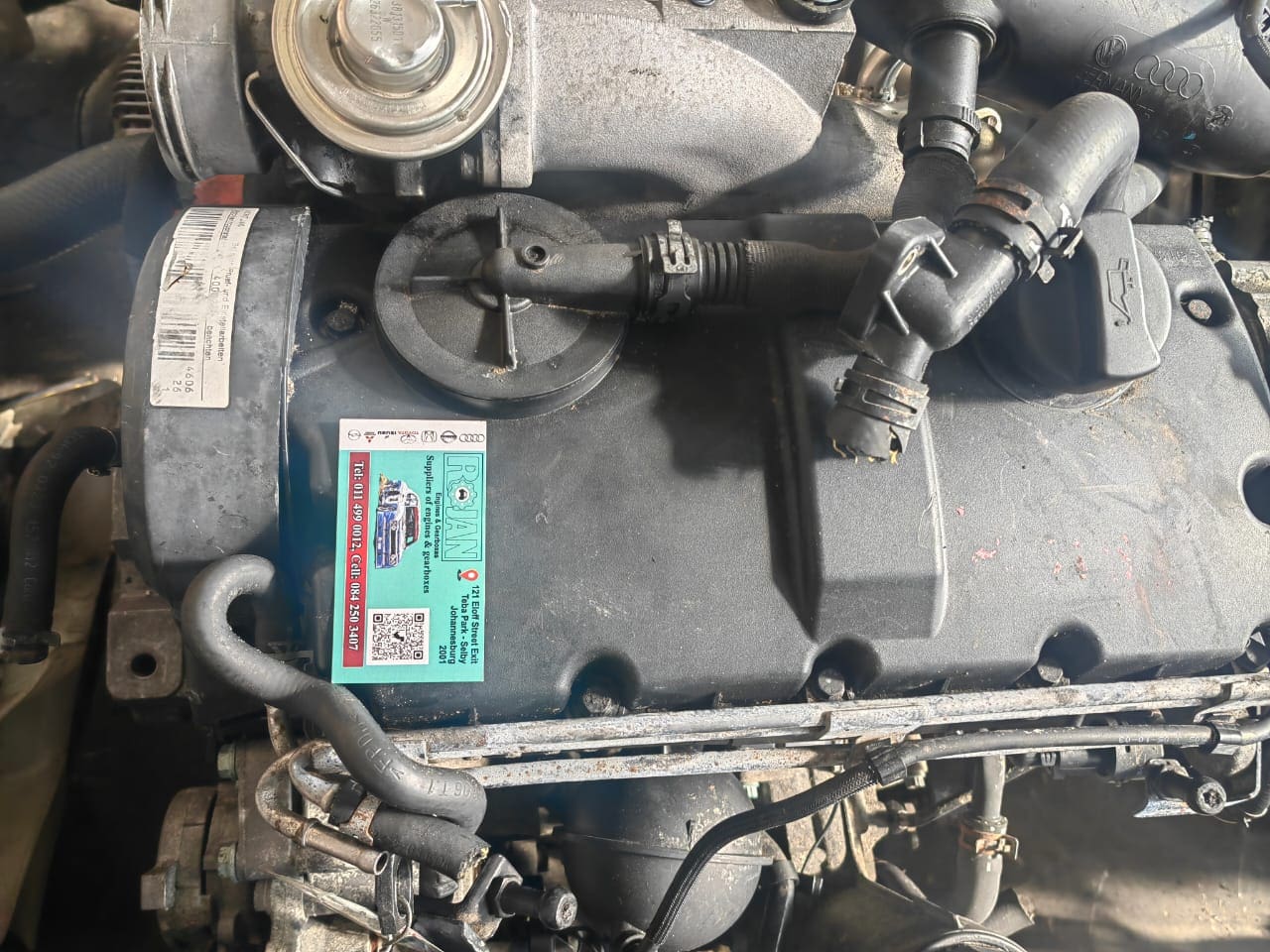 AUDI ASZ ENGINE IN STOCK AT ROJAN ENGINES AND GEARBOXES - Private Seller AUDI ASZ ENGINE IN STOCK AT ROJAN ENGINES AND GEARBOXES - Private Seller