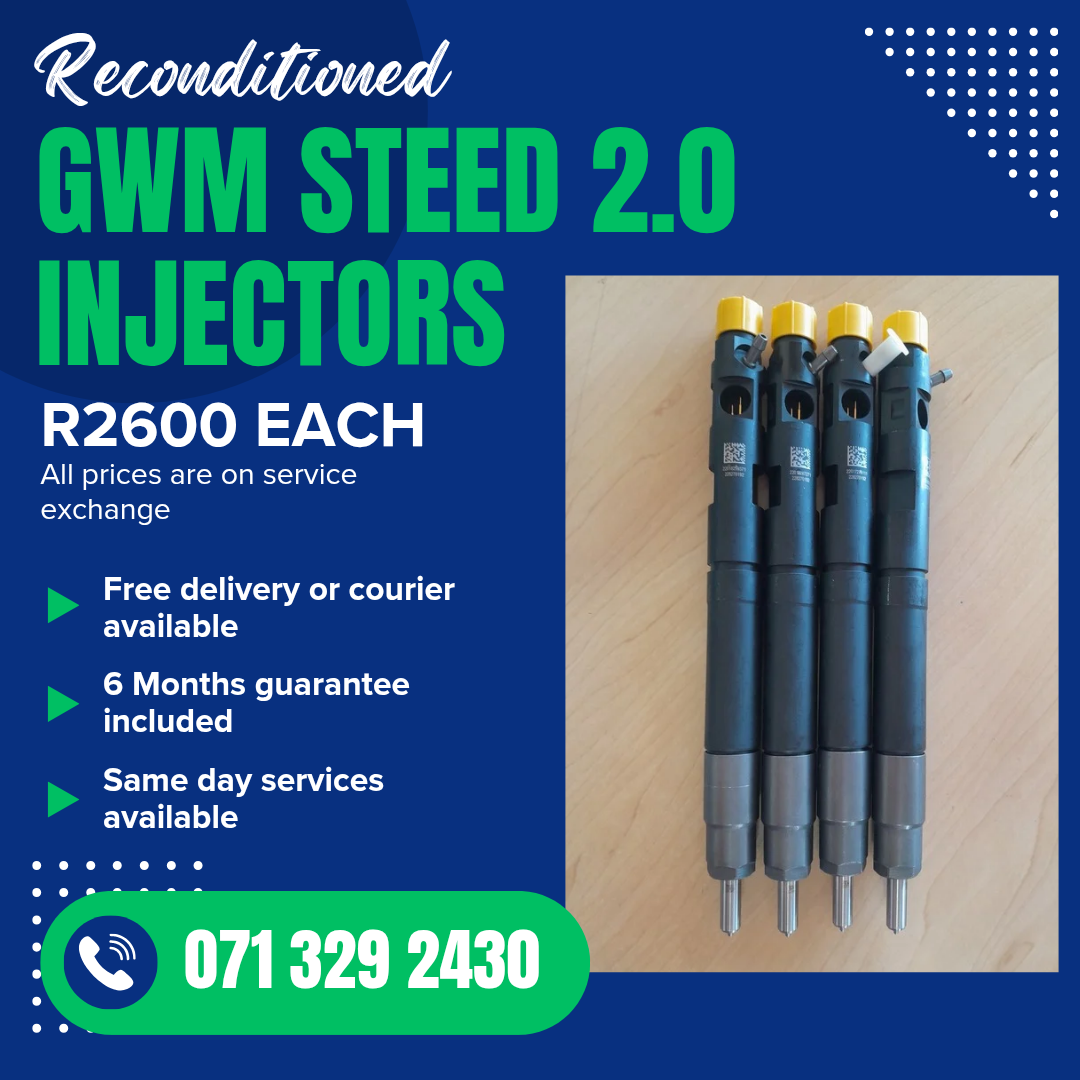 GWM STEED 2.0 INJECTORS FOR SALE WITH WARRANTY - Private Seller