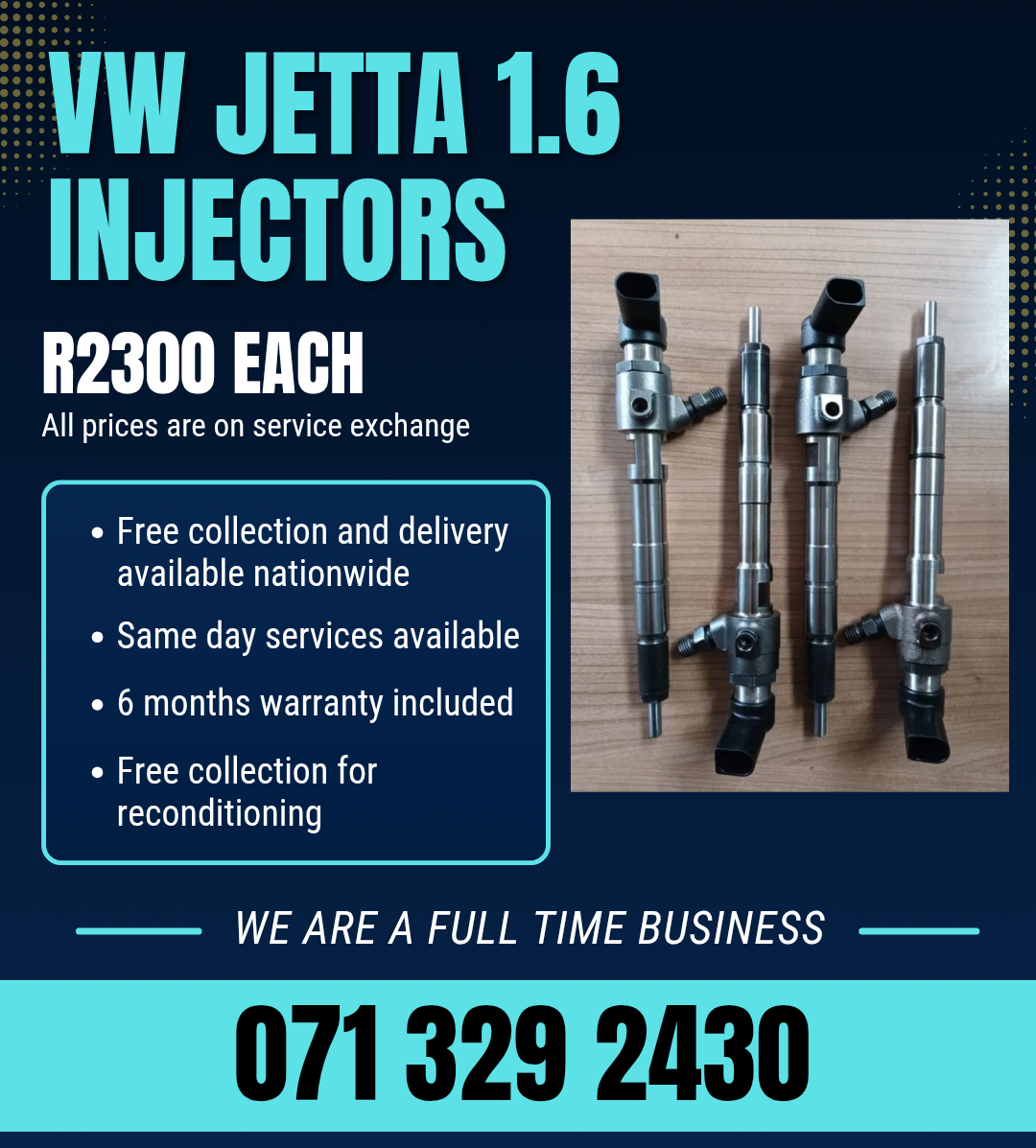 VW JETTA 1.6 DIESEL INJECTORS FOR SALE WITH WARRANTY - Private Seller VW JETTA 1.6 DIESEL INJECTORS FOR SALE WITH WARRANTY - Private Seller