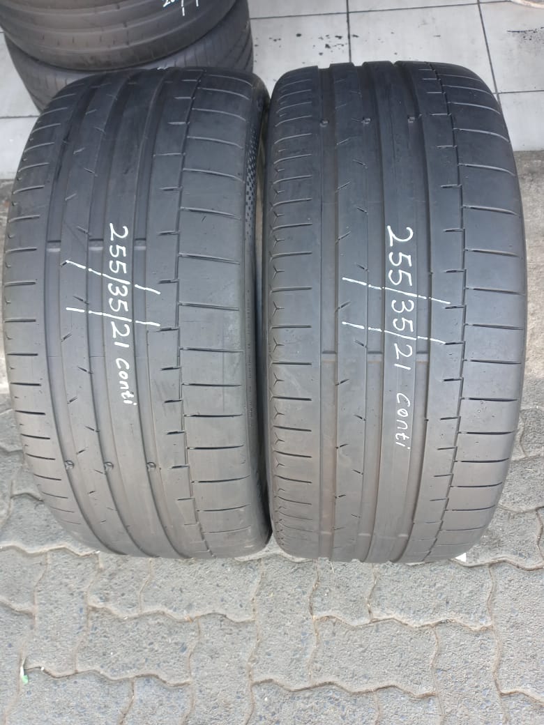 4x 255/35/21 continental sport contact - Private Seller 4x 255/35/21 continental sport contact - Private Seller