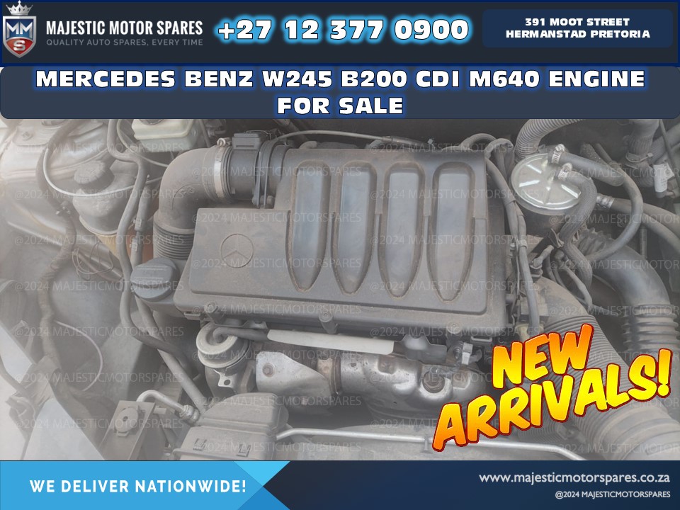Mercedes Benz B200 M640 CDI Engine for Sale – Pre-Owned - Private Seller Mercedes Benz B200 M640 CDI Engine for Sale – Pre-Owned - Private Seller